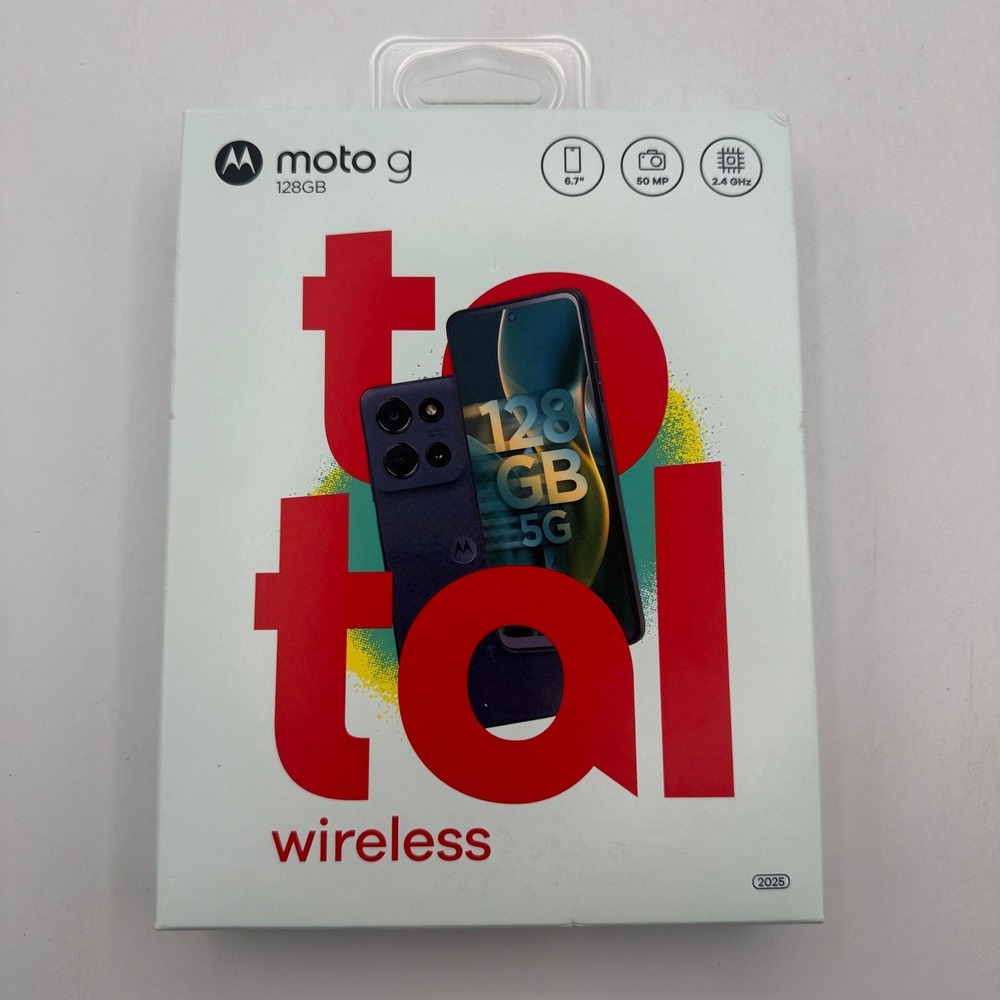 Motorola Moto G 5G 2025 128GB Total Wireless Smartphone Purple XT2513V-4